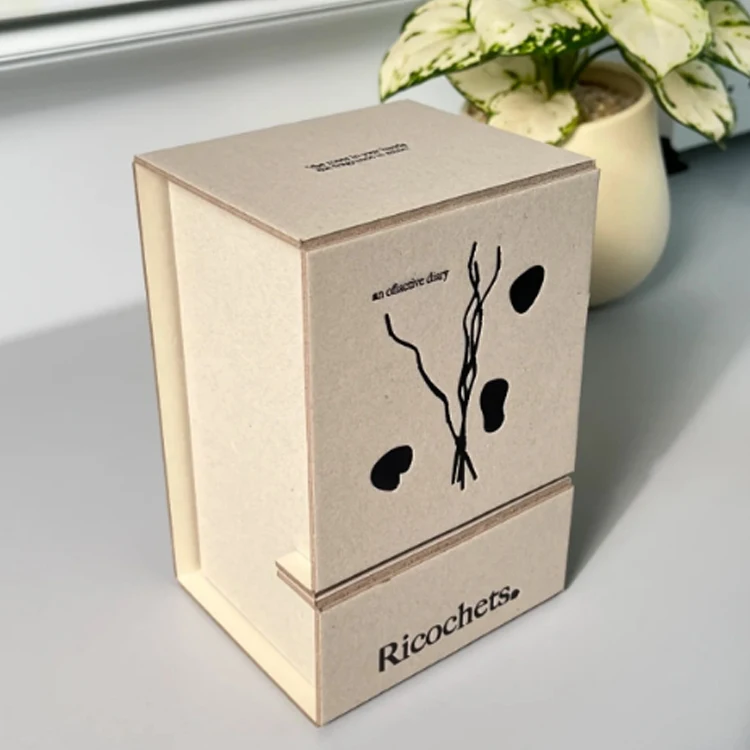 custom  special shape design eco friendly paper  candle packaging boxes luxury gift box for candles