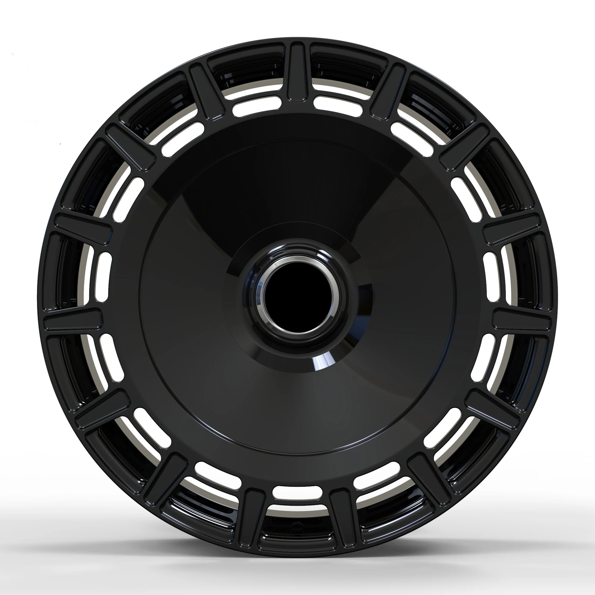 Luxury design splendor alloy car rims 5x114.3 18x8 forged gloss black monoblock passenger car wheels for Hongqi auto