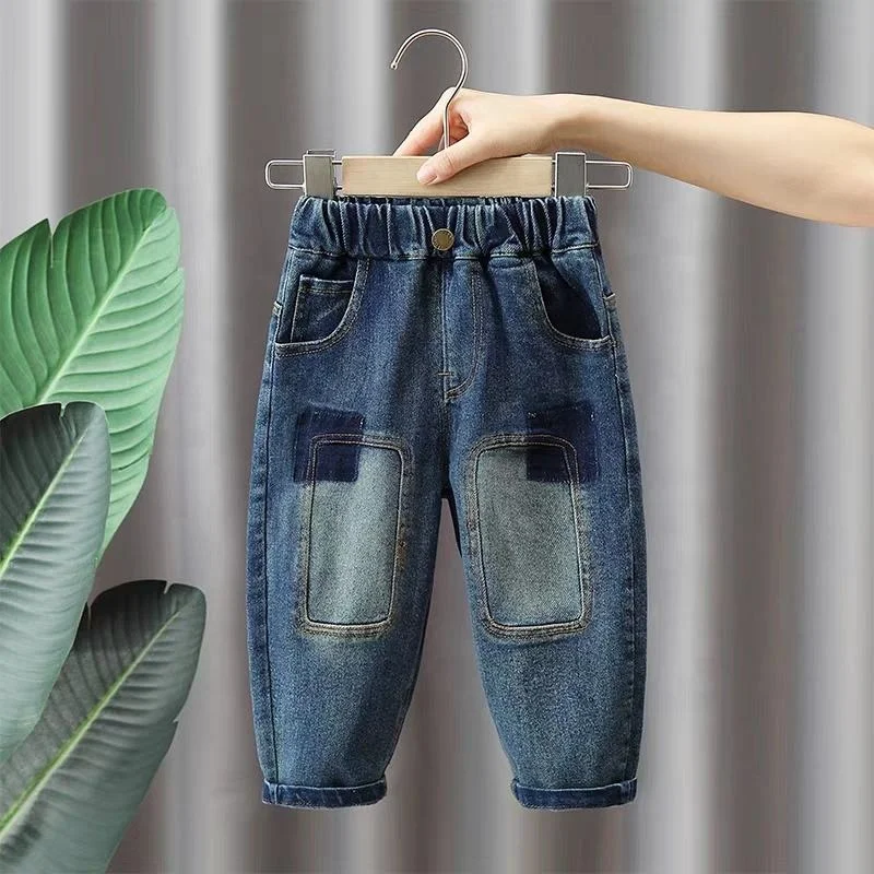5-15 Year Child Clothing Fashion Baggy Denim Kids Boy Pants Trsousers Kids Boy Jean For Boys Children