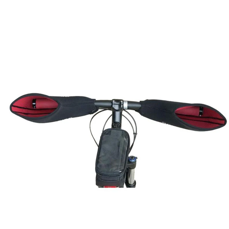 Winter Thermal Riding Mountain Bike Handlebar Mittens Cover for Handlebar Keep Hands Warm custom logo