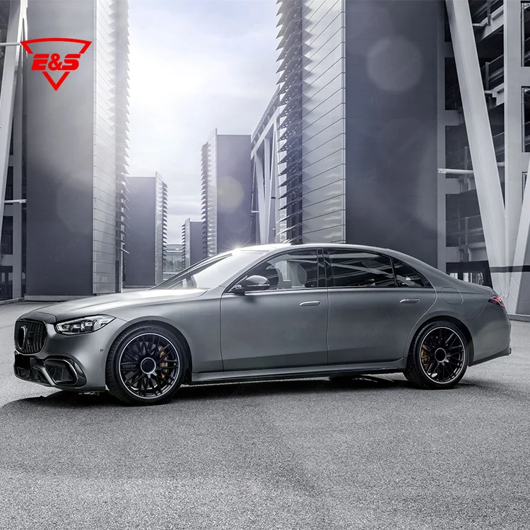 Factory Price Car Bumper With Grille Side Skirt Rear Diffuser With Tips Upgrade S63 AMG Style Bodykit For BENZ S Class W223