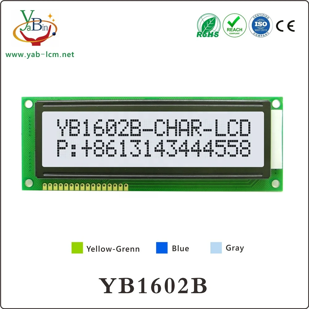 Wholesalers China 1602 lcd  Module 2X16 Big Character Lcd Display 16X2 Screen