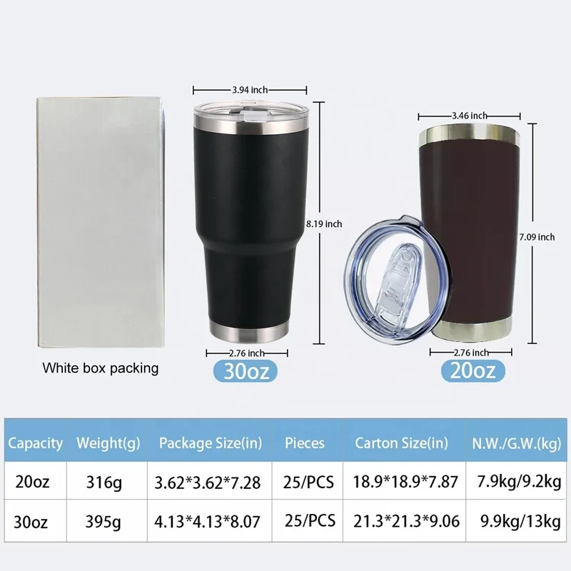 TY Custom logo 20oz stainless steel tumbler Double wall vacuum insulated Travel Mug   with Slider Lid and straw