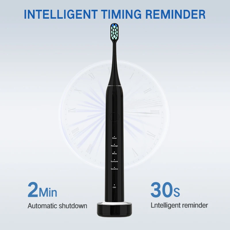 sonic toothbrush Custom Logo Home Teeth Bleaching Ipx7 Waterproof Teeth Whitening Electric Toothbrush Wholesale