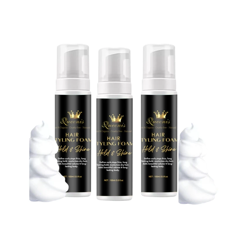 Zero addition moisturizing hair mousse styling foam