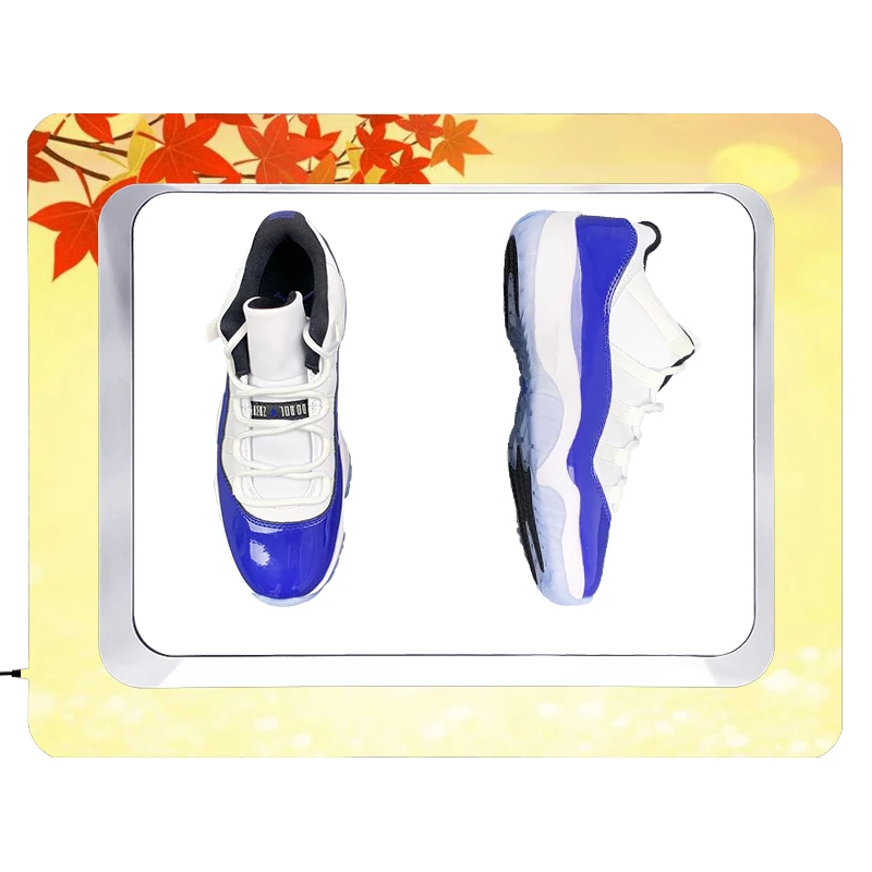 Remote shoes Magnetic Floating Double Sneaker Shoes Stand Levitation Display, Levitation Pair Shoes Display