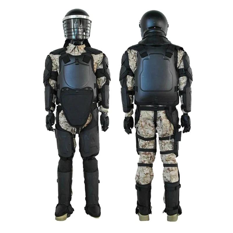 Full Body Armor Riot Gear Anti Riot Suit With Helmet