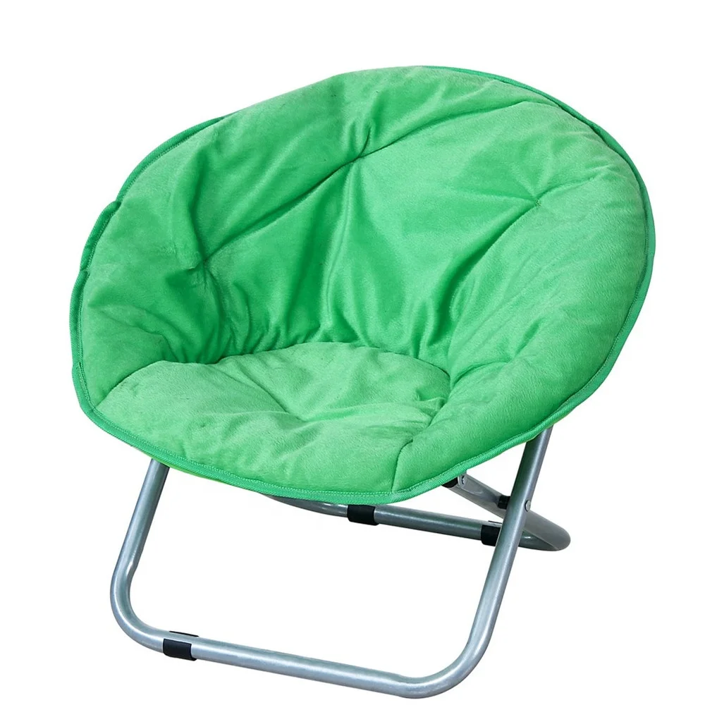 High Quality Comfortable Canvas Small Moon Chair For Kids