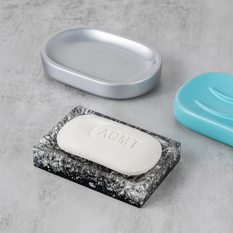 Soap Containers Polishing Soap Rack Shiny Bath Tray Soap Bar Containers