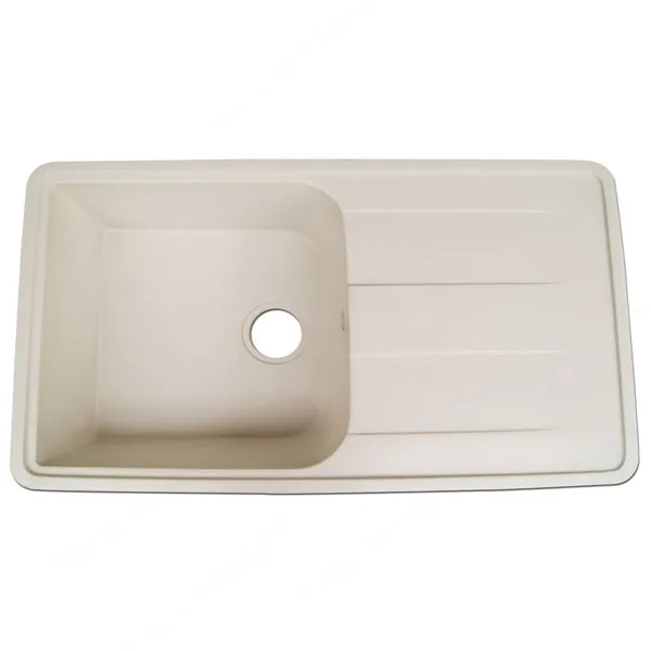 Single Undermount Acrylic Rectangular Vessel Wash Basin Kichen Sink