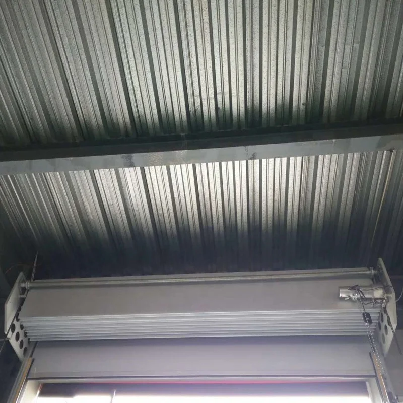 Double PU Foam Panel Sliding Stacking Door with Good Tightness for Manufacturing Plant