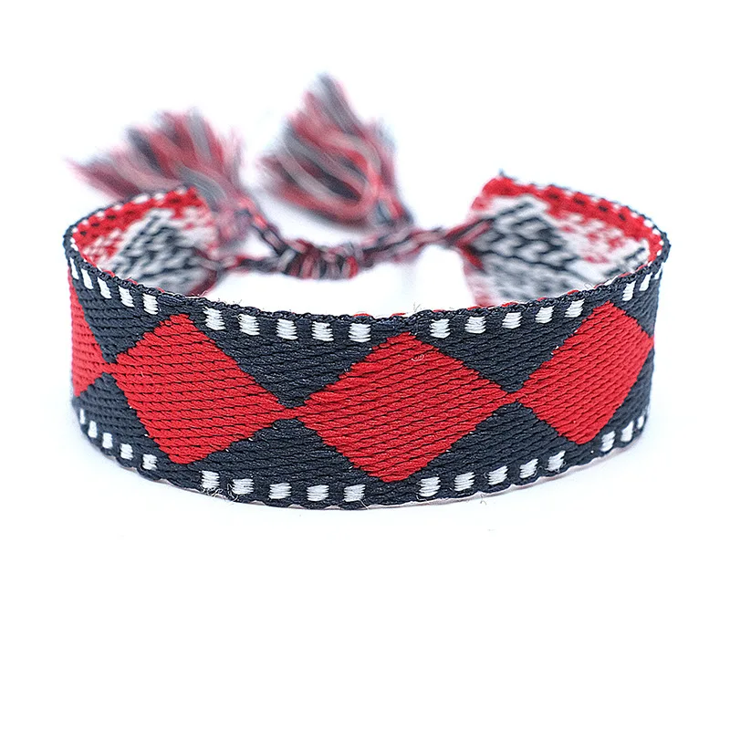 High Quality Bohemian Style Colorful Promotional OEM Competitive Price Friendship Weaving IDY Bracelet