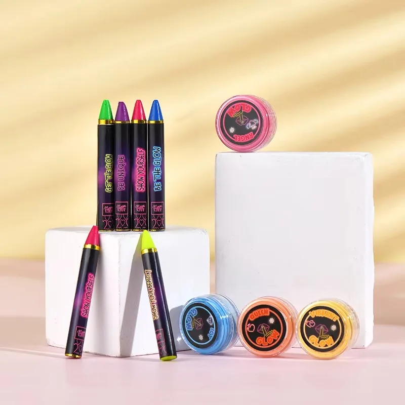 Face and Body Paint Stick Pack Safe & Non-Toxic Pen Body Painting kitCrayons Birthday Party Toys