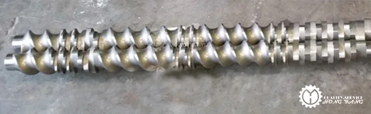 High Efficiency Double Conical Screw Extruder Machine