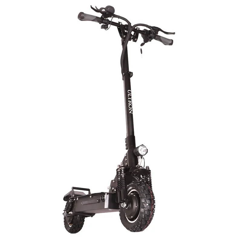 ULTRON T10 Mobility Electric Kick Scooter Adult Powerful Fast Two Wheel 60V2400W Dual Motor Ten Inch With Disc Brake