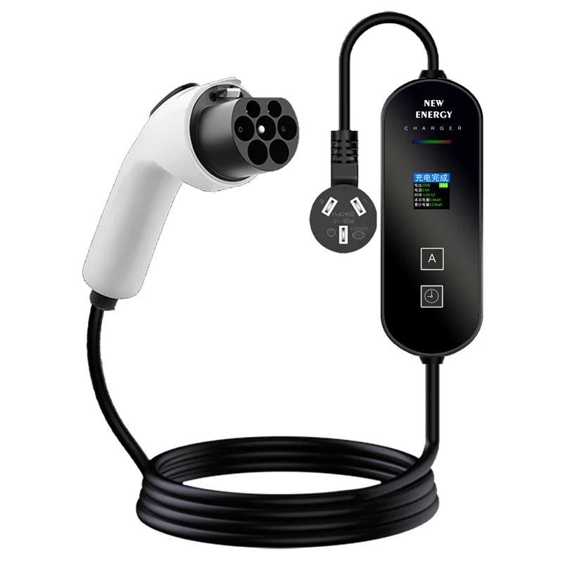 SNEV Portable Ac Ev Charger 7KW 32A High quality Adjustable current Type2 GB/T Waterproof Home Use Vehicle Charging Station