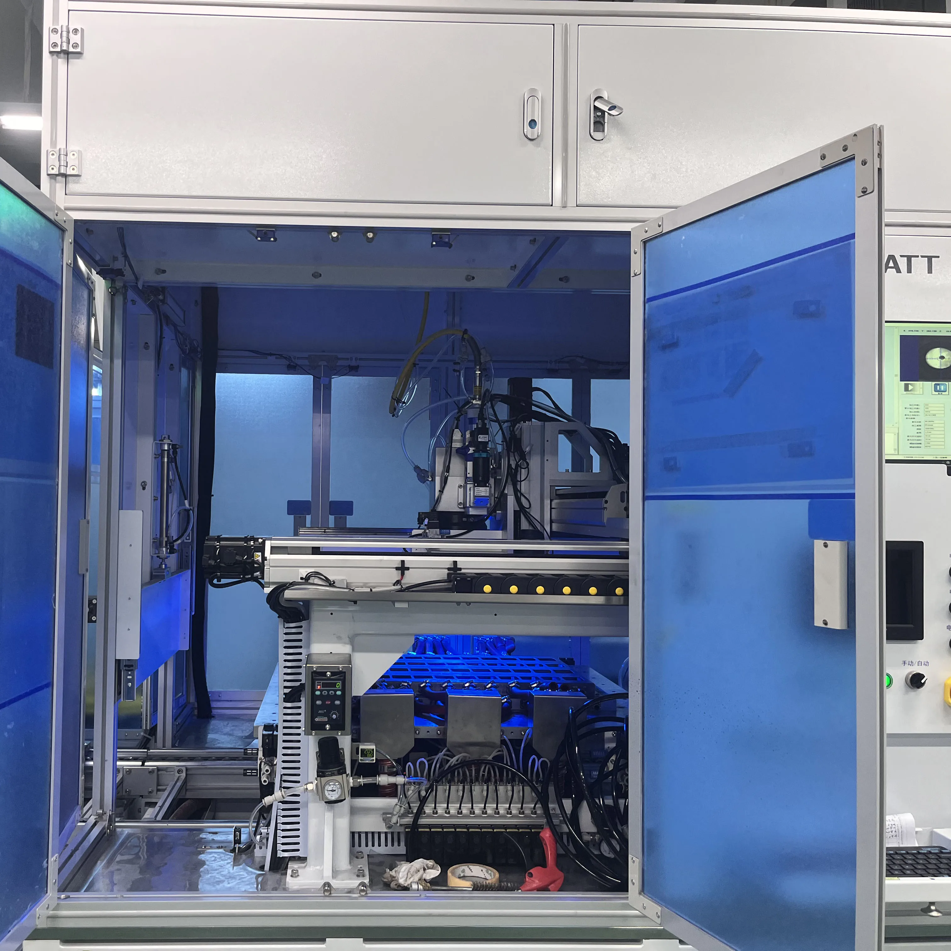 6000W Automatic Lithium Battery PACK Laser Welder Prismatic Battery Pack Assembly Line Cell Lithium Fiber Laser Welding Machine