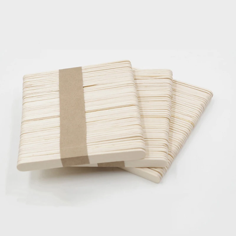 Ice Cream Stick 114mm Single Use Ice Cream Sticks Ice Cream Sticks Birch Wooden