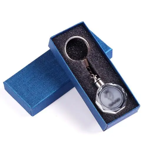 
Promotional Gift Factory Price Custom Made Crystal LED Keychain 