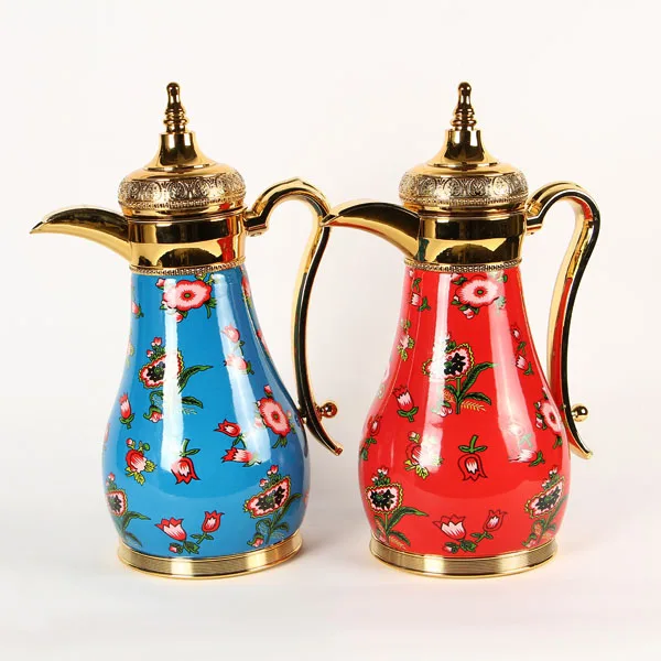 Enamel coffee pot enamel kettle hand water teapot retro home decoration tool