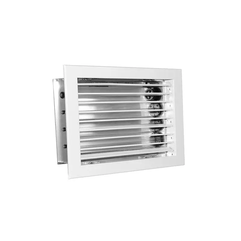 HVAC Air Grille with Opposed Blade Damper