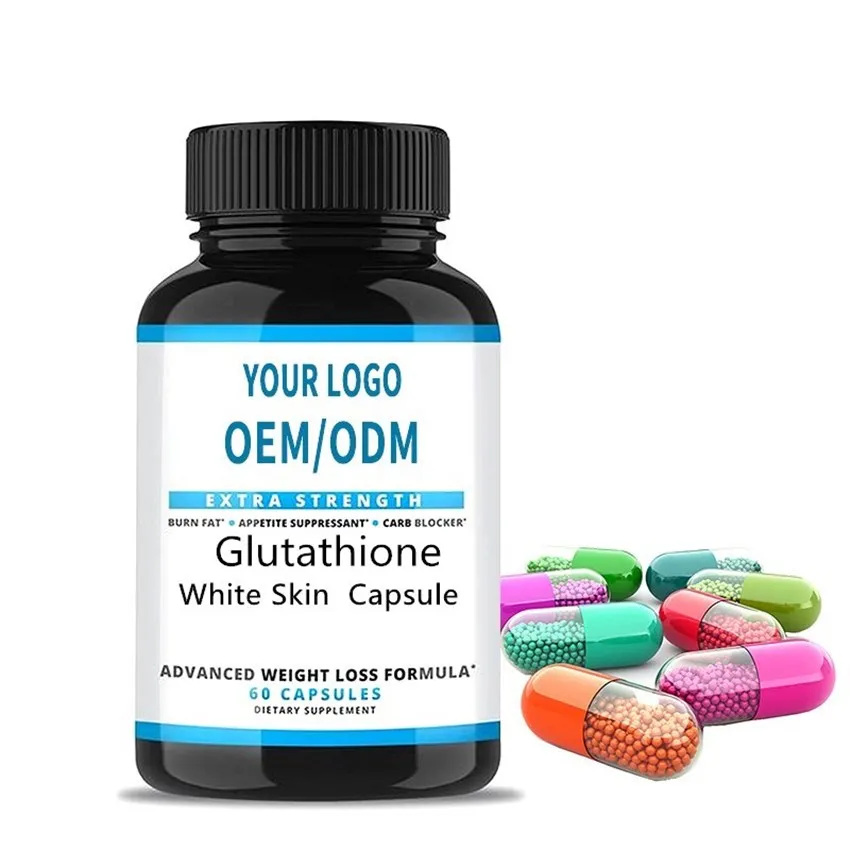 OEM High-Quality High-Dose Glutathione Collagen Vitamin C Whitening Capsules