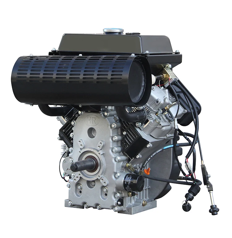 new model 30hp 16kw air cooled twin cylinder 2 cylinder diesel engine mount 2V98