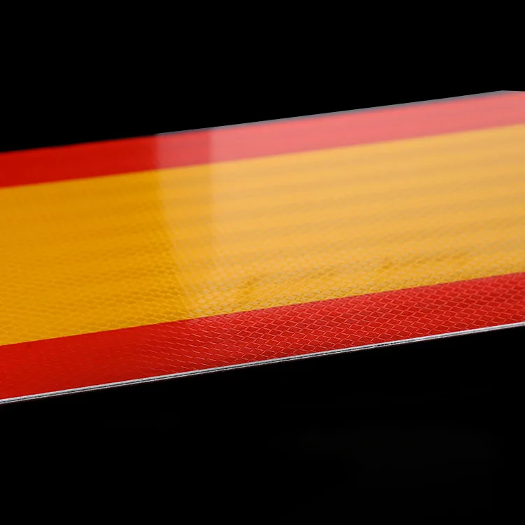 Manufacturer License Rear Brakes Backing Marking Plate Reflective Sheeting Sticker For Heavy Vehicle