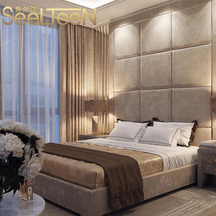 Elegant 5 Star Presidential Hotel Bedroom Suite Furniture Set