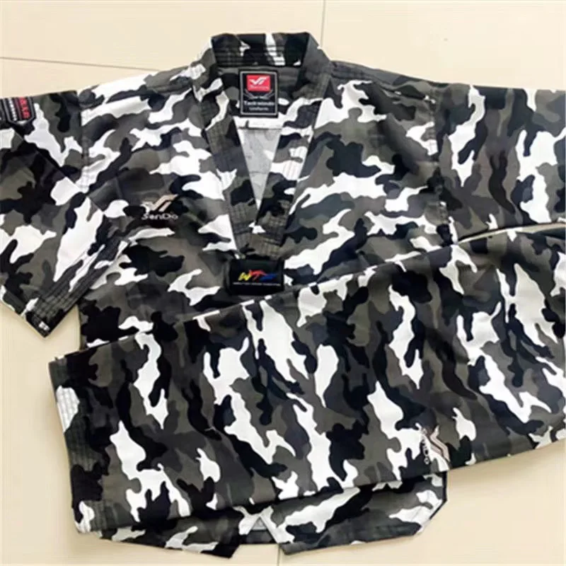 Custom Made Summer Camp Camouflage Dobok for Taekwondo Practice