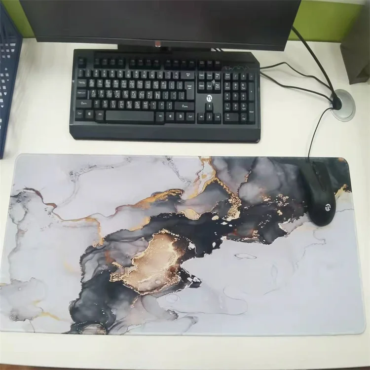 Large DIY Anime Landscape Gaming Mousepad XXL Anti-Slip Rubber Desktop Mat Customised Mouse Pad