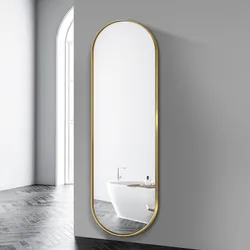 Oval Mirror Frame Mirror Framed Bathroom Mirror Used For Decoration