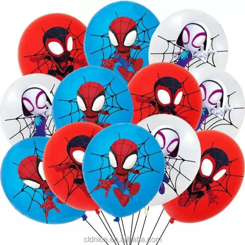 Nice Cartoon  Marvel Spider Man Theme Birthday Party Decoration For Kids Boy Party Decoration Supplies Sets With Balloon Banner