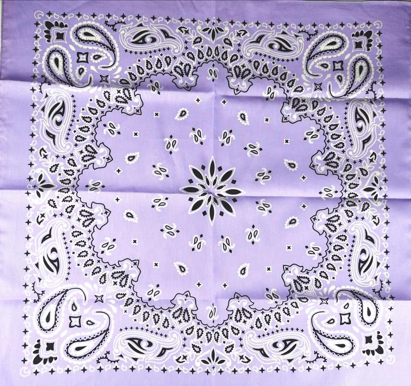 Custom Cotton Printed Paisley Bandana bibs/Dog Bandana