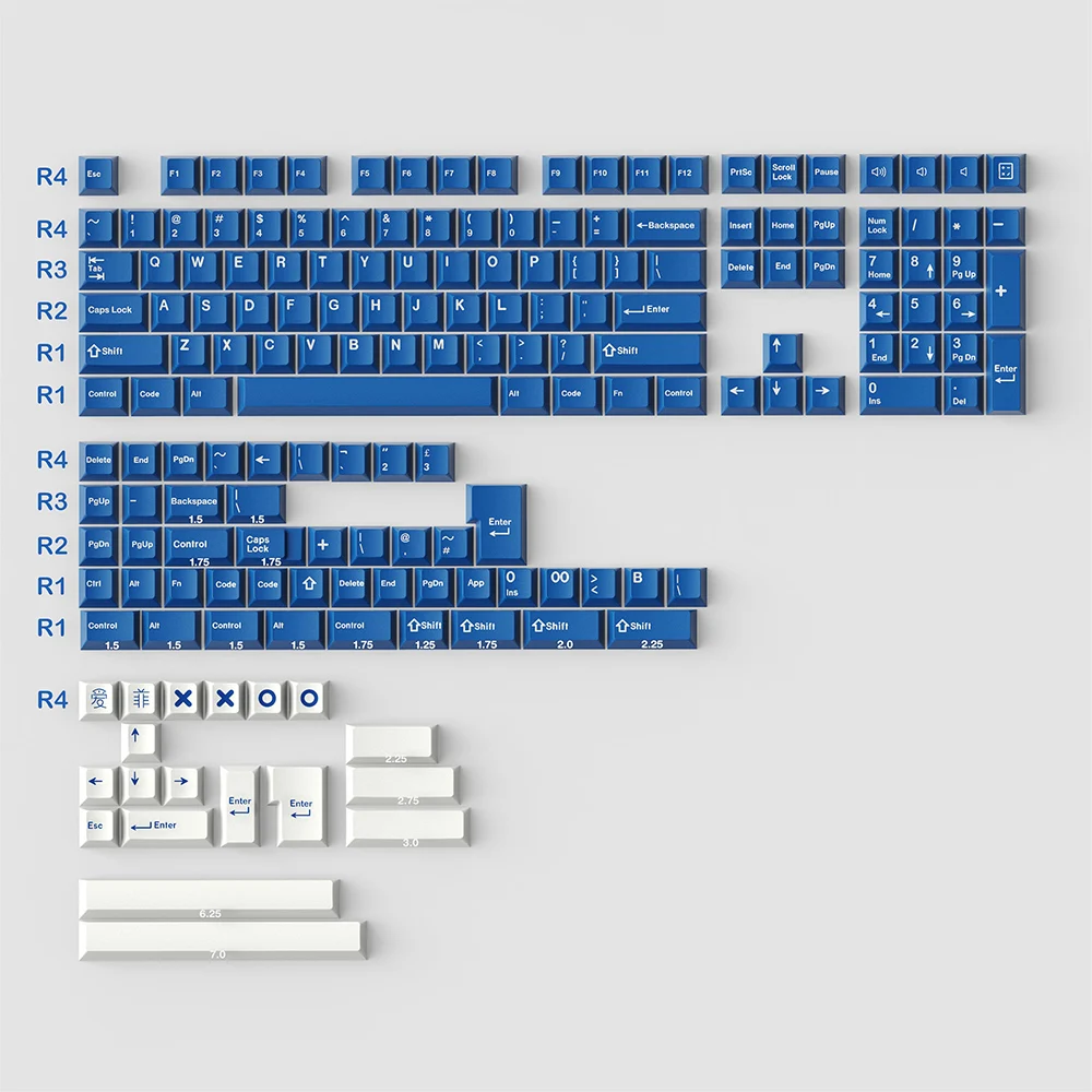 NEW Artisan Keycap Mechanical Keyboard Keycaps Snow Mountain GMK Keycaps For MX Mechanical Keyboard R4