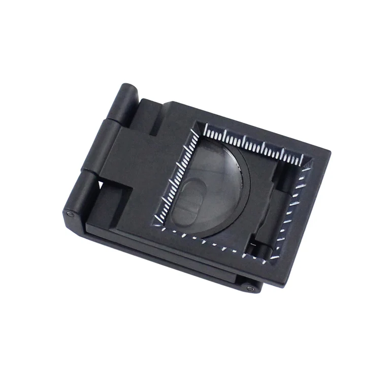Metal Tri-Folding 8x LED Lights Desktop Magnifying Glass