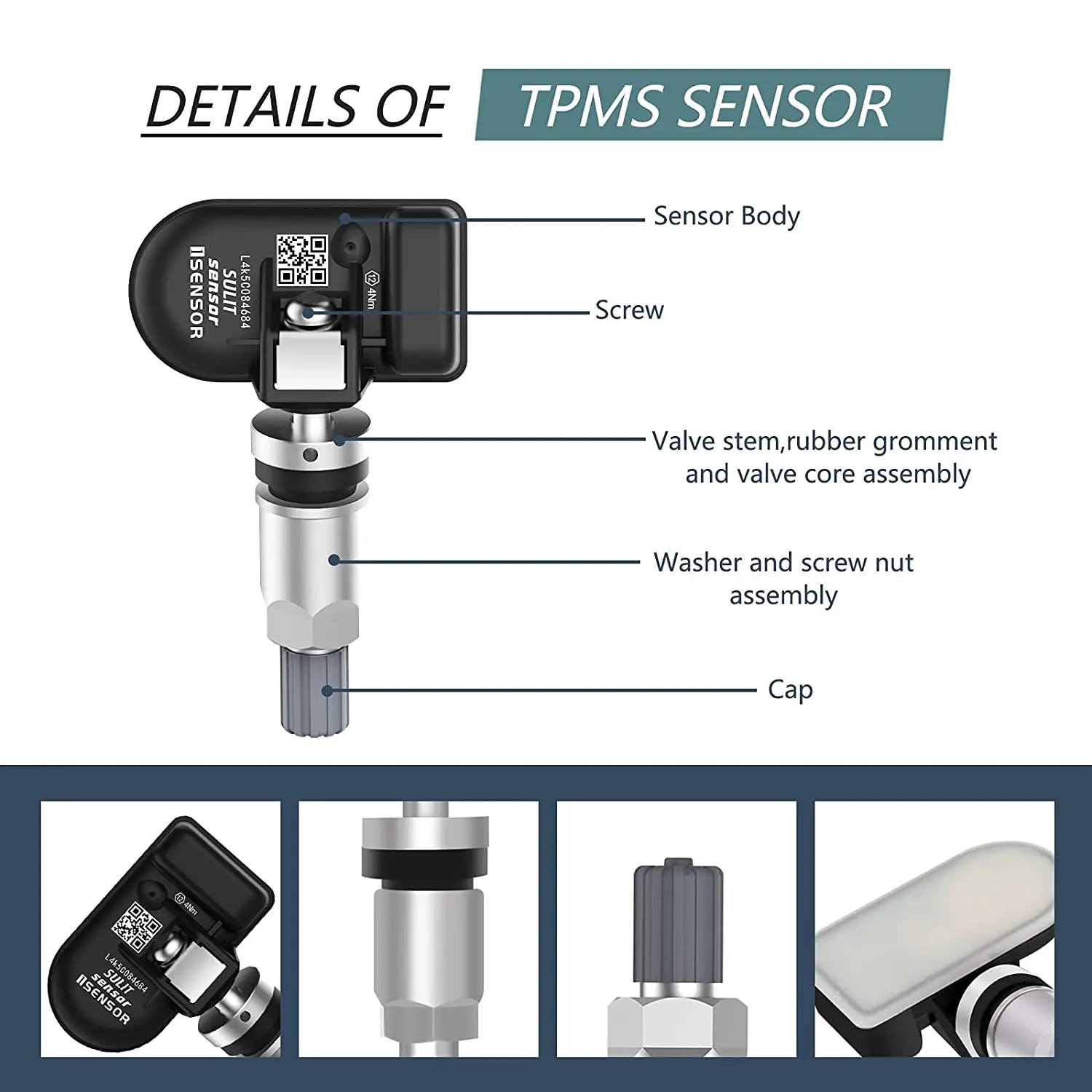 Universal TS01 Automotive Programmable Mx 315/433 Tire Pressure Monitoring System Car Programming Tool Tpms Sensor
