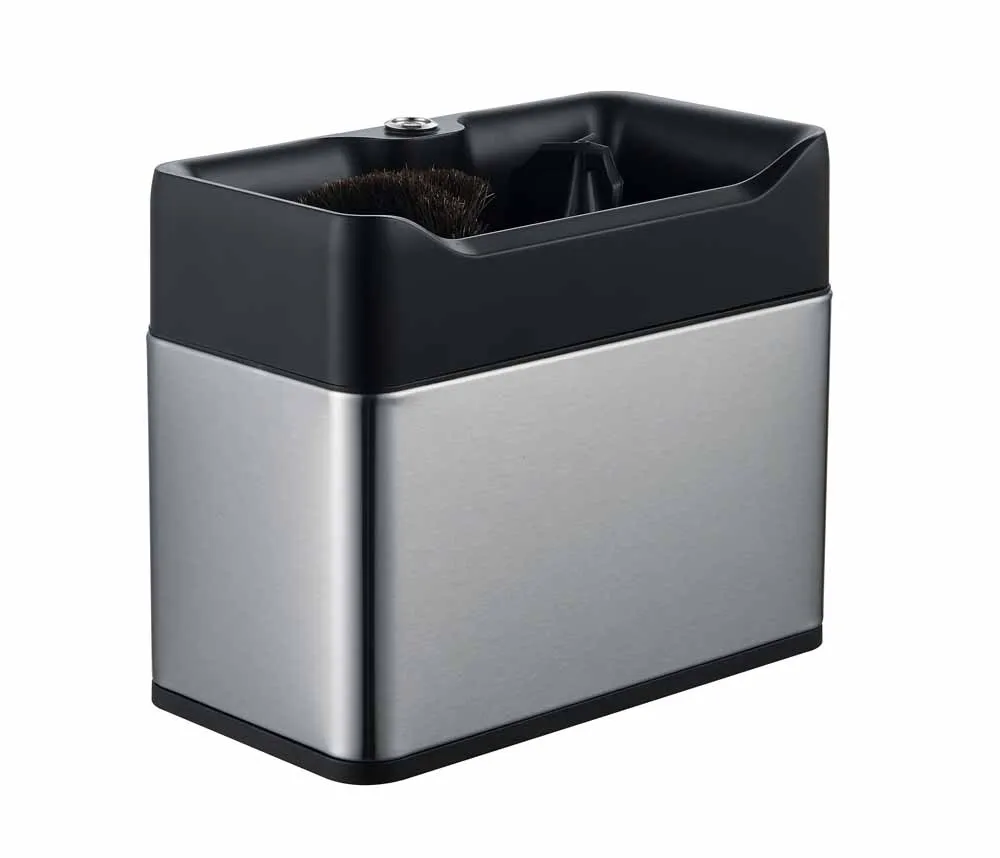 Gepu Professional Commercial Coffee Knock Box Machine Electric Coffee Portafilter Cleaner