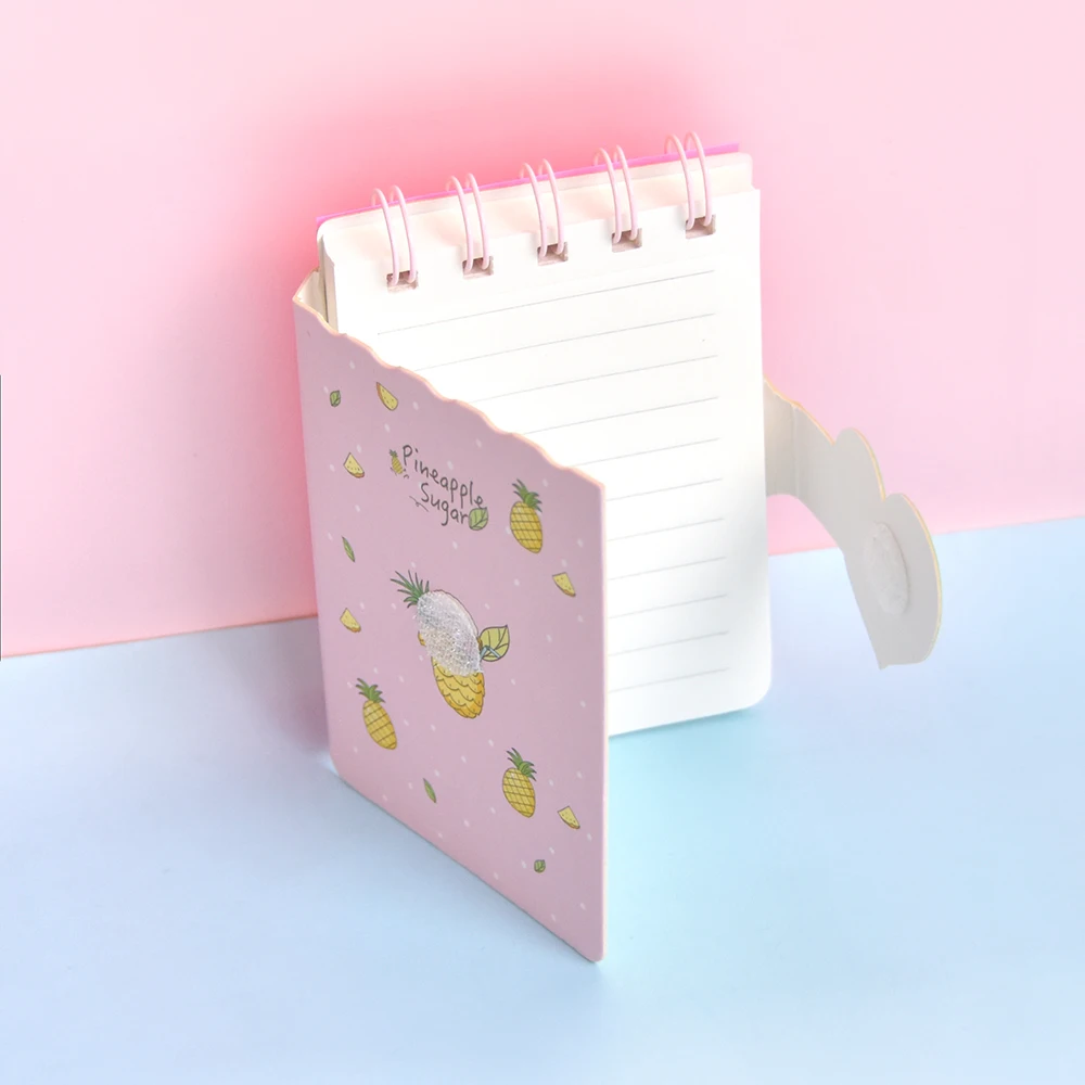 HR New Design Cartoon Cute Back To School Composition Daily Mini Memo Pad Weekly Agenda Planner Spiral Notebook For Students