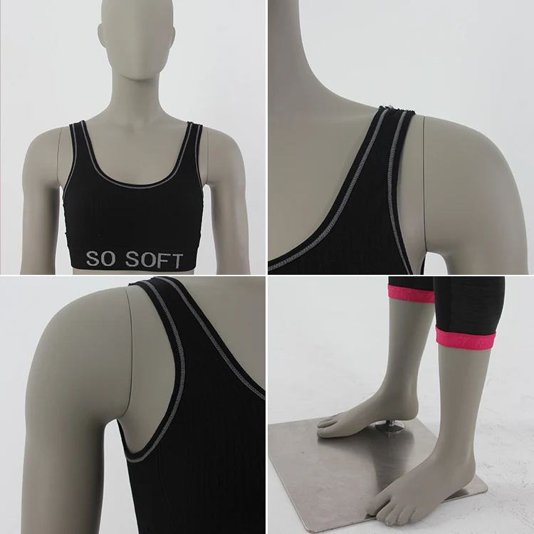 Clothes Display Female Yoga Fitness Mannequin Full Body Standing Female Mannequin
