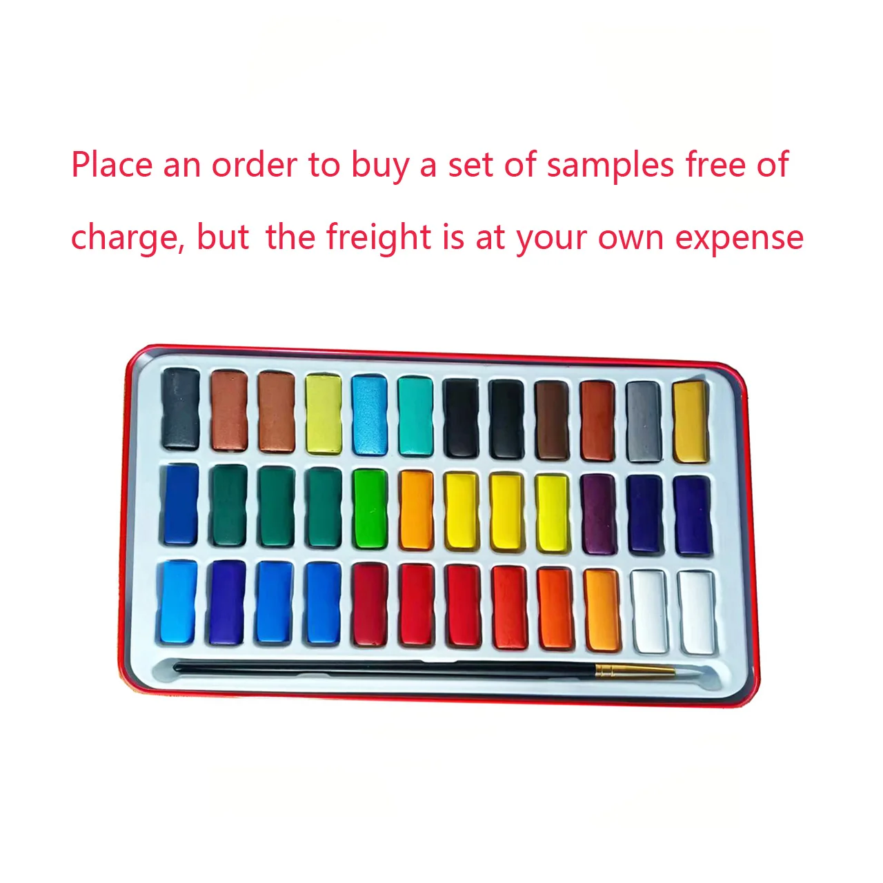 Лидер продаж, художественные принадлежности, высококачественные наборы для рисования маслом акварелью, 24 цвета