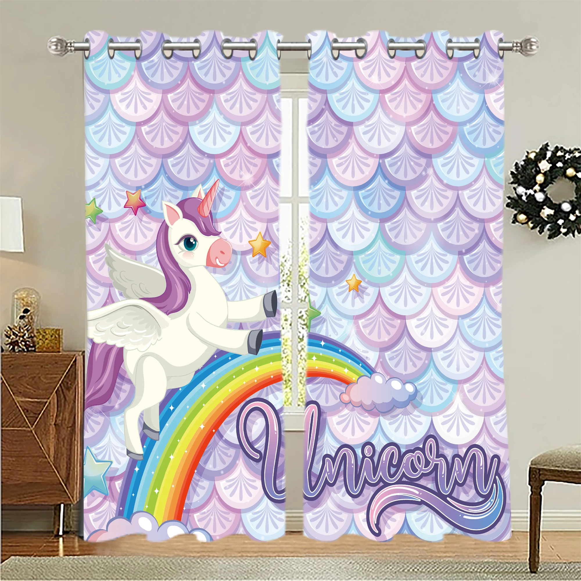 Darkening Thermal Insulated Panels  Light Blocking Grommet Drapes  Blackout Curtains for boys  and girls