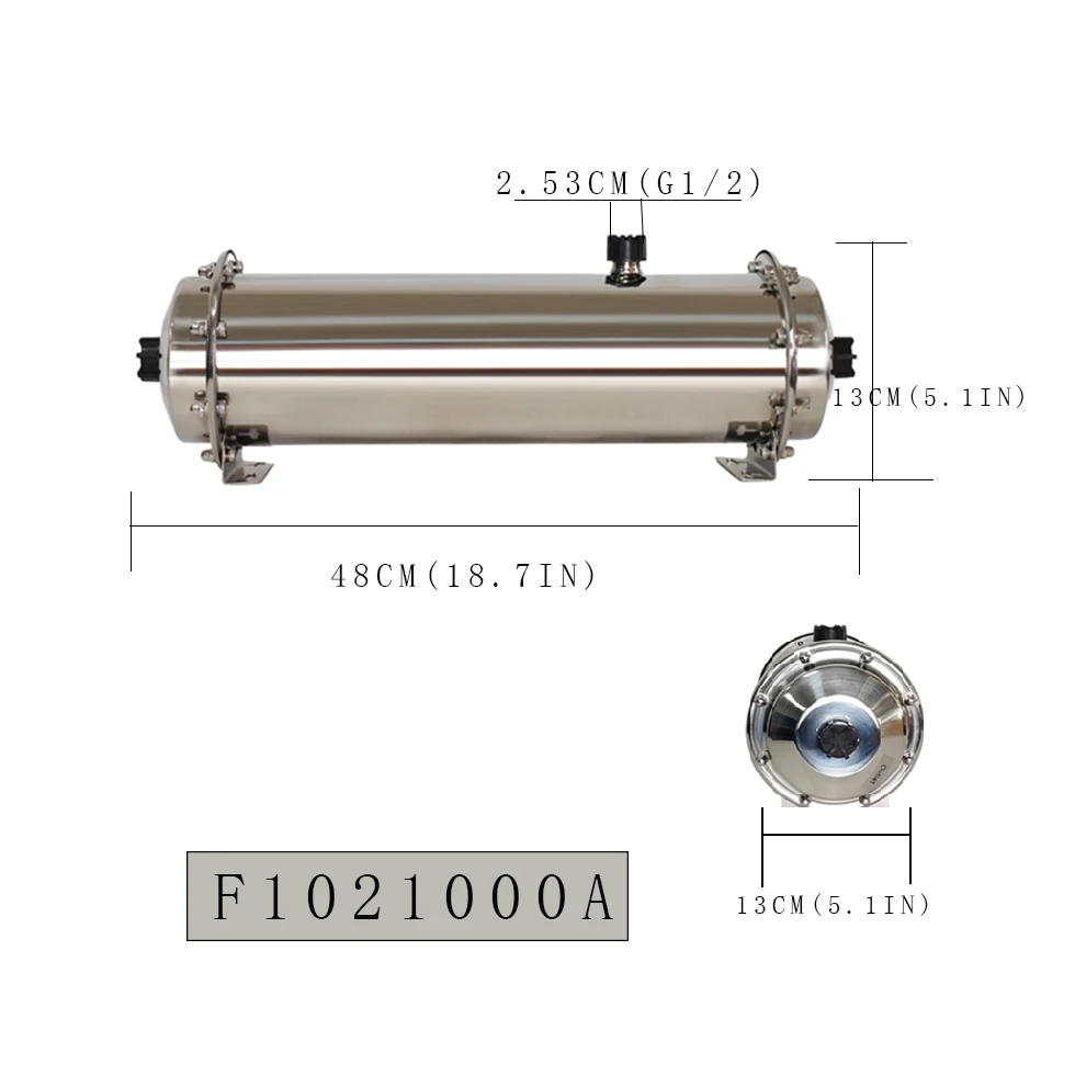 F102-1000A stainless steel portable household tap home use countertop ro household water purifier