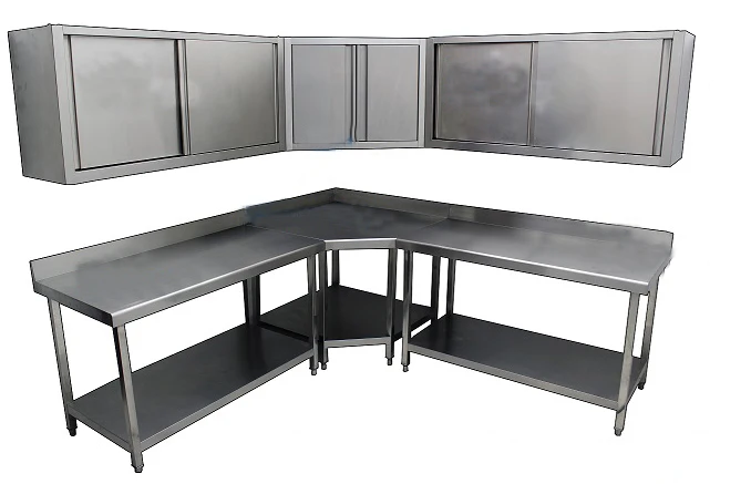 New multi-functional space saving packing stainless steel cupboard for restaurant