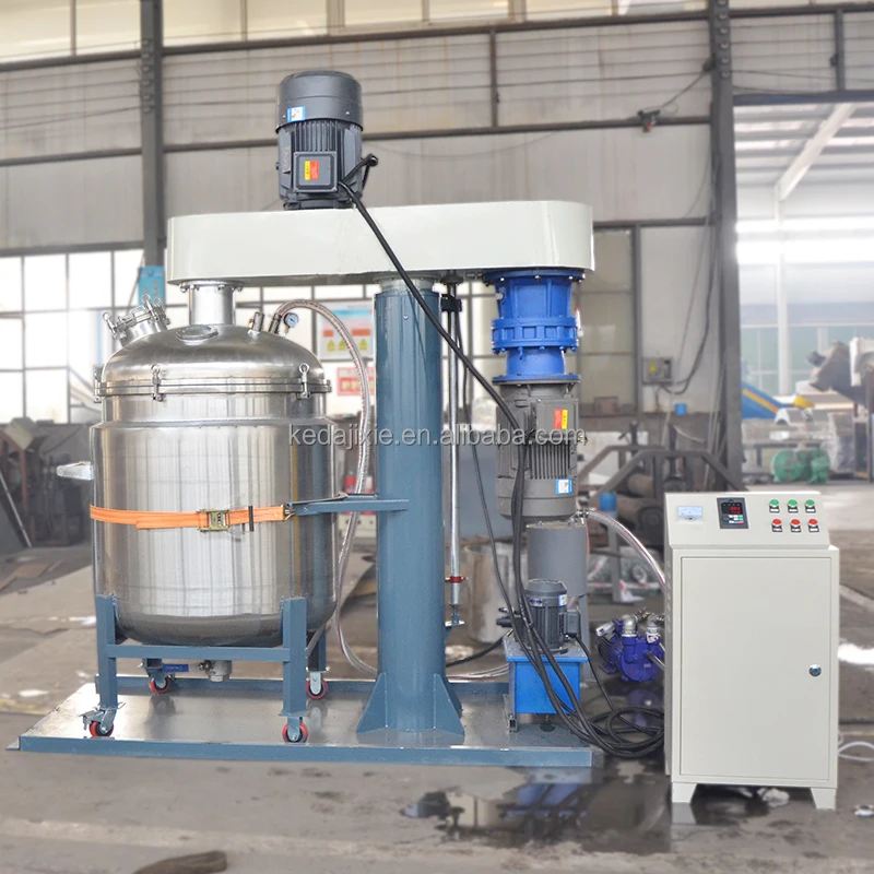 Paint Vacuum High Speed Disperser Mixer With Multi Tanks High viscosity liquid Mixing Machine