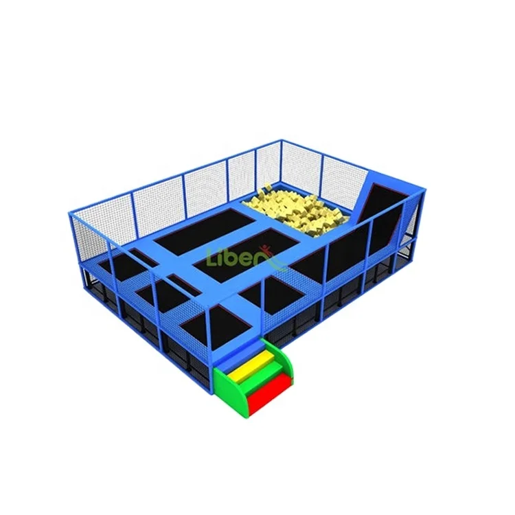 Amusement Park ASTM STANDARD safety Children Small Indoor Adventure Trampoline Park