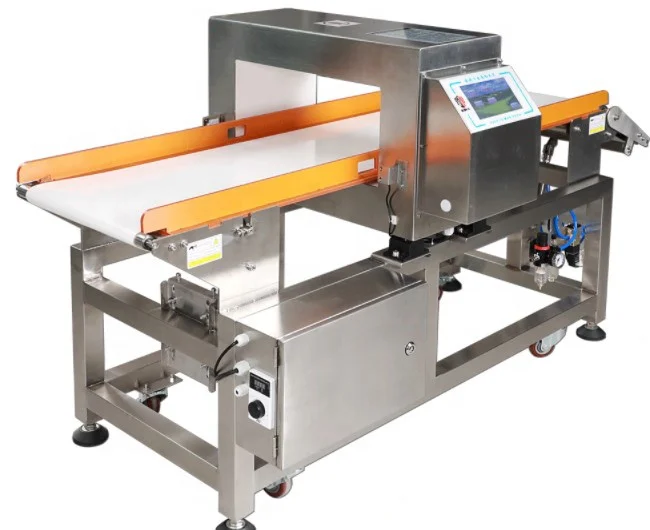 Metal Impurities Detecting Machine with Conveyor Belts,Automatic metal detector for food industry