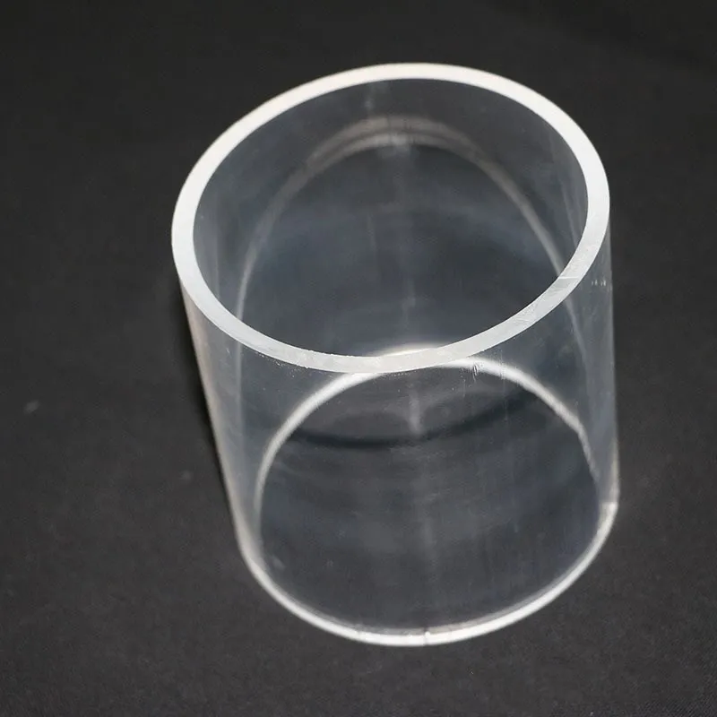 Wholesale Custom size large diameter Transparent heat resistant  High Borosilicate Glass Tube