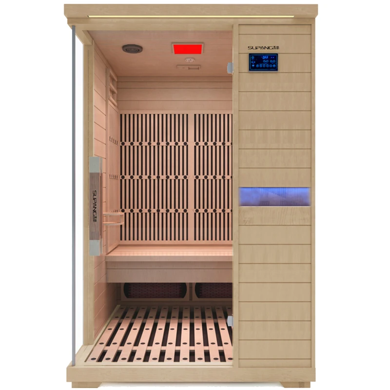Современный дизайн для помещений 2 человек 2000 Вт инфракрасная деревянная портативная сауна