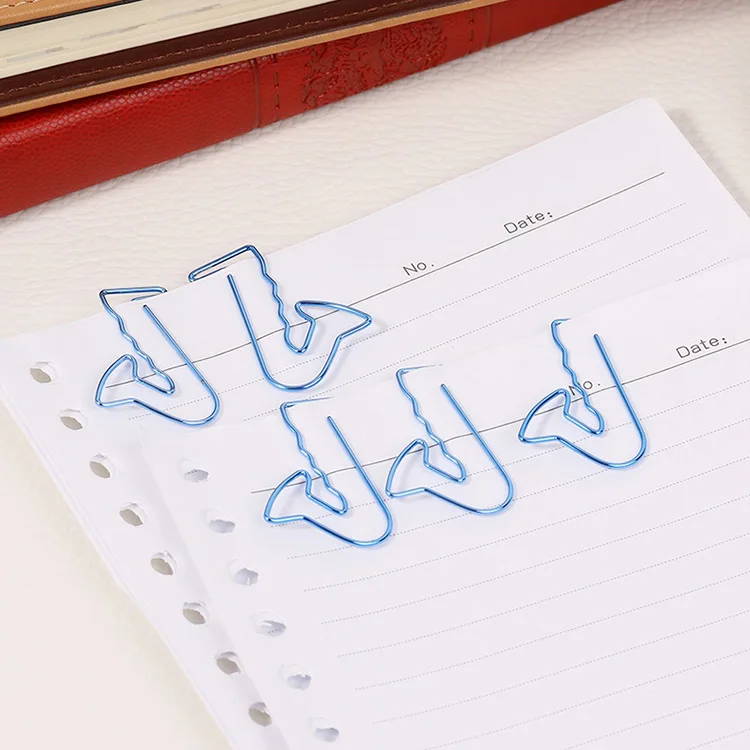 Advertising gift music saxophone special shaped colorful metal paper clips